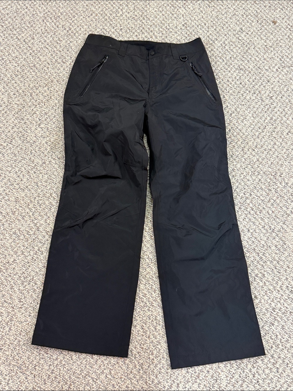 Lands End Men's Black Performance Rain Pants